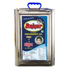 Ankur Filtered Groundnut Oil – 15 Kg Tin